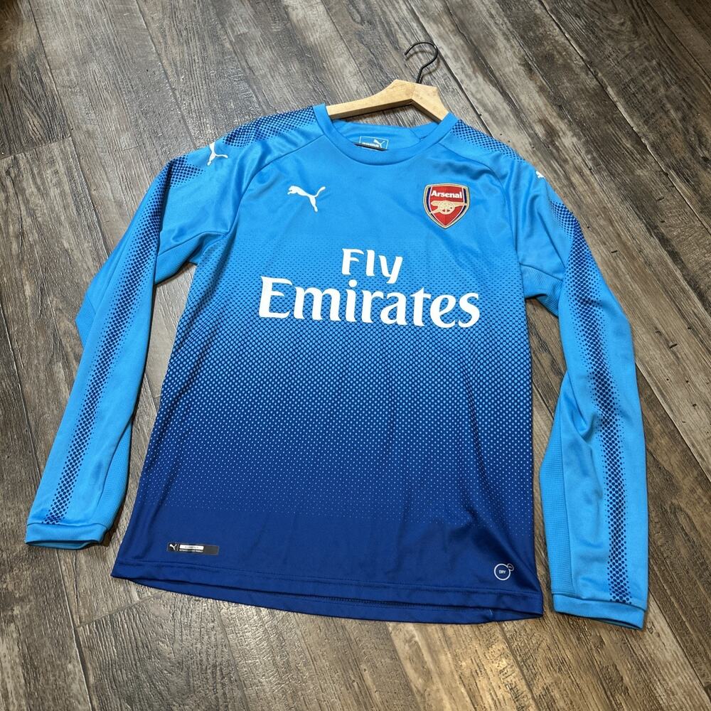 Puma Arsenal FC Soccer Jersey 2017/18 Away Sz Small